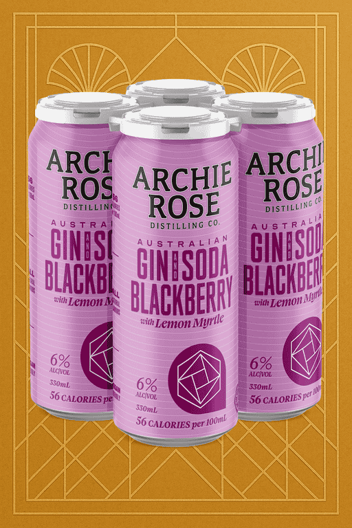 Archie Rose - Gin &amp; Blackberry Soda with Lemon Myrtle Cans 330mL