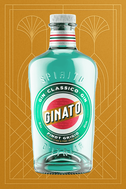 Ginato - Pinot Grigio Limonato Gin 700ml