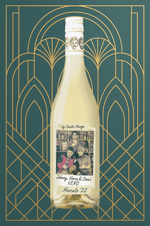 Johnny, Vince &amp; Sam’s Vino - Sooshi Mango Dolce Moscato