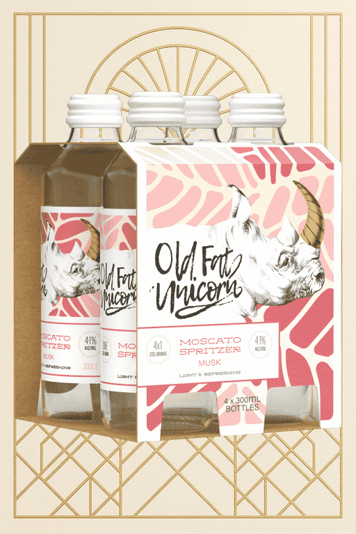 Old Fat Unicorn - Musk Moscato Spritzer Bottles 300mL