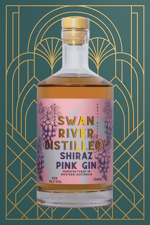 Swan River Distillery - Shiraz Pink Gin 700mL